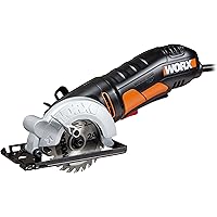 WORX WX423 WORXSaw Kreissäge 400W zum Sägen von Holz, Metall, PVC & Keramik - Kompakte Tauchsäge für präzise Schnitte…