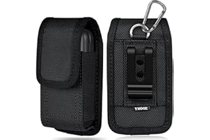ykooe Klapp Handytasche Gürtel mit Gürtelclip für Nokia 2660, 2720, Tokvia T201,T221,T288, KleinUleway, Doro, Panasonic, Qubo, Ukuu, Ushining.