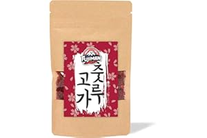 ‎1MAL1JAPAN FUJIMAN Gochugaru Chili Pulver grob gemahlen | Koreanisches Gewürz für Kimchi & Tteokbokki | 100% Chili, vegan, laktosefrei, ohne Geschmacksverstärker (50g)