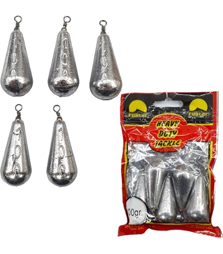 Kit De Plombs De Pêche PRO FILSTAR 10 X 20 G - Plombs Poire Avec émerillon, Pour Pêche En Mer Et Eau Douce Kit De Plombs De Pêche PRO FILSTAR 10 X 20 G - Plombs Poire Avec émerillon, Pour Pêche En Mer Et Eau Douce