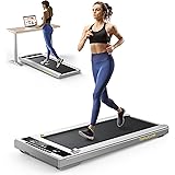 Tapis Roulant Elettrico Salvaspazio, 2 in 1 Tapis Roulant Sotto la Scrivania, 1-10 km/h Walking Pad, Display a LED, App e Tel