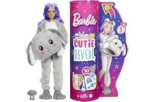 Barbie - Bambola Cutie Reveal Cagnolino, Giocattolo per Bambini 3+ Anni, HHG21