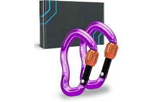 pamindo Mini-Mousqueton - Mousqueton à vis Petit - Mousqueton à vis - Porte-clés - Set de mousquetons - Mousqueton alu