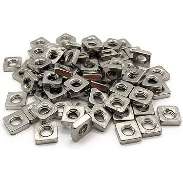 25 Dadi Quadrati 1/4-20 In Acciaio Inox 18-8 FAS Ricambio 25 Dadi Quadrati In Acciaio Inox 1/4-20 - Grado 18-8, Confezione Da 25 Pezzi, Marca FAS Dadi Quadrati FAS 1/4-20 - Foto 6