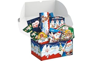 ONE SOLUTION Ferrero Kinderschokolade Weihnachts-Box | Geschenkbox mit Kinder Schokolade für Weihnachten und Adventskalender | Tolles Geschenk für Schokoladen-Liebhaber | 750g Kinder Schokolade Geschenk