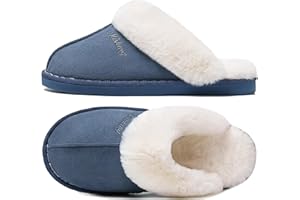 Donpapa Pantofole Donna Uomo Peluche Autunno Invernali Morbida Memoria Schiuma Interne Casa Ciabatte Fluffy Pelose Interno Esterno