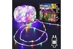 GlobaLink Guirlande Lumineuse de Noël 30M 600 LED, Guirlande LED Extérieure Étanche IP65 avec Modes Cascade & Fixe Guirlande de Noël Décoration pour Sapin Jardin Balcon Terrasse-Coloré