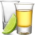 Praknu Shot Glasses Set of 12-40ml / 1.3oz - Dishwasher Safe & Heavy Base - Shot Glass for Every Party - Ideal for Liquor Shots, Tequila and Vodka