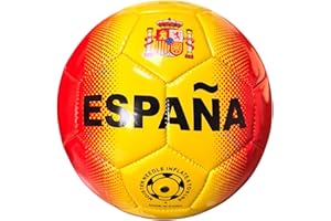 SaoTi Palloni da calcio a tema Spagna, Madrid e Barcellona –Per appassionati e appassionati di calcio – Dimensione ufficiale (Spagna)