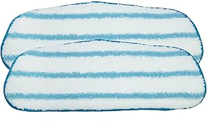 LTWHOME Nasse Mop Pads geeignet für Dirt Devil Steam Mop,kompatibel für Part AD51000 (Packung mit 2)