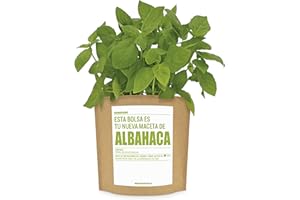 Garden Pocket - Kit de Cultivo de ALBAHACA - Bolsa Maceta
