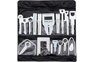 38 Pcs Car Radio Release Keys Set by Keple | Vehicle Panel Stereo Removal Trim Tool Kit for Audio GPS CD Player Radio Head Unit Navigation Installation Disassembly | Pack of 38