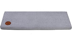 BORN2REST Prime Cat Window Lounger for Cats, Windowsill with a Non-Slip Backing, Cat Bed Window Sill Made in European Union (Grey, 70 x 20 x 3 cm)