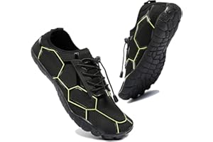 NeedBo Buty do chodzenia boso, buty plażowe, męskie buty do wody, outdoorowe, do szybkiego nurkowania, surfowania, pływania, sportów wodnych, szerokie palce, buty do surfowania, rozm. 40-50 EU