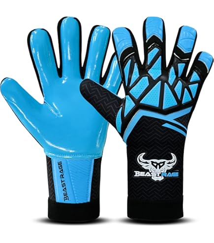 Guante de porteros Uhlsport Prediction Supersoft HN Dark blue-Yellow