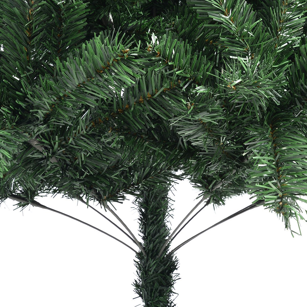 GOPLUS PVC Künstliche Weihnachtsbaum, Festliche Dekoration für Zuhause 