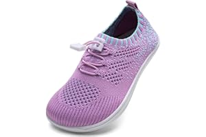 IceUnicorn Barfußschuhe Kinder Breite Zehenbox Knit Jungen Mädchen Hausschuhe Minimal Kleinkind Walking Schuhe Minimalistische Atmungsaktiv