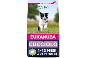 Eukanuba Cibo Secco Per Cani Per Cuccioli In Crescita - Ricco Di Agnello E Riso - 2,5 kg