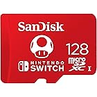 SanDisk microSDXC UHS-I Speicherkarte für Nintendo Switch 128 GB (V30, U3, C10, A1, 100 MB/s Übertragung, mehr Platz für Spie