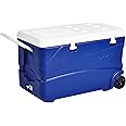 Cosmoplast Keep Cold Plastic Cooler Icebox Deluxe 95, 102 Liters With Wheels