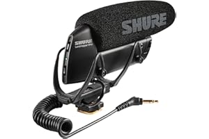 Shure Vp83 Micro Canon Statique pour Caméscopes et Appareils Photos Reflex Numériques, Capture Précise Haute - Définition de l'audio, Compact, Ultra-Léger et Durable
