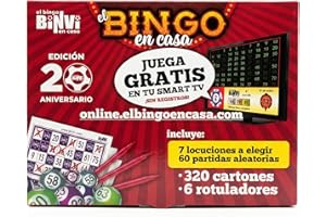 VIDEO BINVI BINGO Bingo BINVI Ed. 20º Aniversario 320 cartones