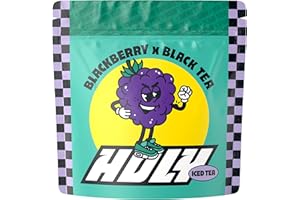 ‎HOLY ENERGY HOLY Iced Tea® Blackberry x Black Tea | 35 Portionen mit Antioxidantien & Ballaststoffen | Zuckerfreier Eistee & Immunbooster | Vegan mit 100% natürlichen Fruchtaromen