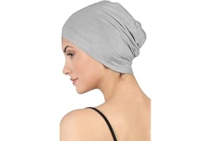 DERESINA HEADWEAR Deresina Cuffia da Notte in bambù, Copricapo Chemioterapia Unisex, Berretto Morbido per Donna e Uomo, Beanie Leggero, Papalina sotto Casco