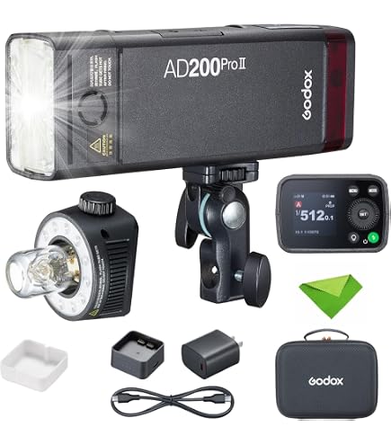 GODOX AD100Pro - Kit flash copatto portatile da 100 W a testa tonda GODOX AD100Pro - Kit flash copatto portatile da 100 W a testa tonda