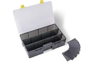 Blackcat Black Cat Tackle Keeper D12 tief 35cm x 22cm x 10cm, Yellow/Grey, 12