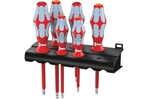 Wera 3165i/6 Kraftform VDE Stainless Steel Lasertip screwdriver set, PZ/SL, 6pc, 05022745001, Silver