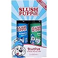 Slush Puppie Syrup Pack of 2 Flavours. Includes Blue Raspberry 500ml & Green Apple 500ml. Officially Licensed Slush Puppy Merchandise. Classic Slushy Flavours.