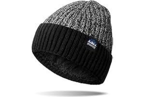 KQueenStar Direct Men’s Beanie Hat – Soft Fleece-Lined Winter Knit Cap, Comfortable & Warm, Snug Fit, Velvety Interior