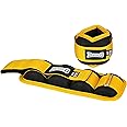 Diablo 1/kg, Yellow-Black Wrist/Ankle Weights Pro Quality Adjustable Size Weights on Ankles/Wrist for Walking + Running Or Hands for Strength Training Exercise for Men and Women