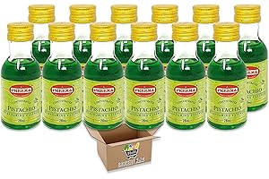 Flavouring Essence For 28ml | Pack Of 3 - Pack Of 6 - Pack Of 12 | For Cakes, Cookies, Boiled Sweets, Creams Grocery King (Pistachio Essence 28ml - Pack Of 12)
