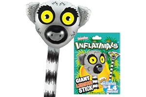Inflatimals – Lemur z Deluxebase. Olbrzymie dmuchane zabawki w kształcie zwierząt. Doskonałe nadmuchiwane prezenty lub dekoracje na imprezę dla dzieci.