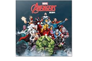 Grupo Erik: Calendario Marvel The Avengers 2024 da Muro + Poster Regalo incluso, 12 mesi, 30x30cm FSC®, ideale come Calendario 2024 da parete, marvel gadget o marvel must have