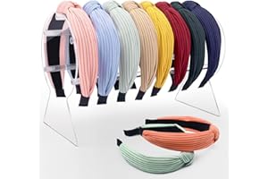 MOFASVIGI Acrylic Headband Holder, Detachable Jewelry Clear Organiser Display Stand, The Perfect Necklaces Storage Rack for Teen Girls and Women Gifts (1 pcs)