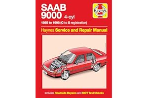 Saab 9000 (4-cyl) (85 - 98) Haynes Repair Manual