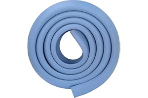 M2cbridge L Shape Extra Thick Furniture Table Edge Protectors Foam Baby Safety Bumper Guard 2 M (Blue)