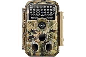 BlazeVideo Fotocamera selvaggia 32 MP 1296P H.264, sensore di movimento integrato, visione notturna da 100 m, tempo di innesco rapido, ideale per la sicurezza domestica e l'esplorazione della fauna