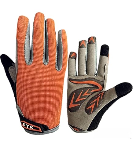 Guanti Bici Bambino Long Keeper - Dita Complete, Antiscivolo, Per Ciclismo E Sport - Foto 8