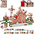 Uuoeebb Magnetic Building Blocks - Christmas Set, Magnetic blocks STEM Sensory Toys for Boys Girls Age 3+ Years Old Magnetic Construction Cube Toys for Ages 3 4 5 6 7 8 Kids Toddlers