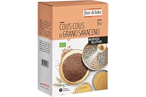 Fior di Loto Cous Cous Grano Saraceno - Cous Cous Senza Glutine - Naturale e Biologico - 500 g