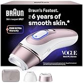 Braun Smart IPL Skin i&middot;expert Pulsed Light Epilator PL7220, White/Bronze | IPL, Laser Hair Removal at Home, Hair Removal, Sma