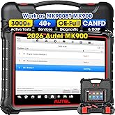 Autel MaxiCOM MK900 OBD2 Diagnosis, Similar to MK900BT (2026 Model) | 40+ services, 3000+ active tests, all systems diagnosis