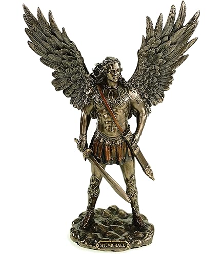 REGALOS LLUNA Metatron engel figuur 20 cm rode robe aartsengel