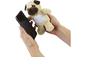 Dusty Pups DP-PUG-1 Device Screen Cleaner, Brown/Cream