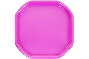 M1SS Small Mixing Tray 70cm x 70cm Plastic Assorted Tuff Tray Kids Messy Activities (Pink)