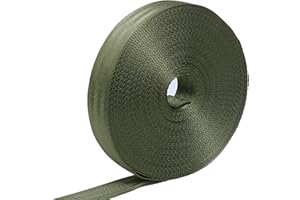 tenn well Correas de amarre para árbol de jardín, 65.6 pies, correa de soporte de nailon fuerte para portaequipajes para estacar, sujetar, injertar y atar equipaje (verde)